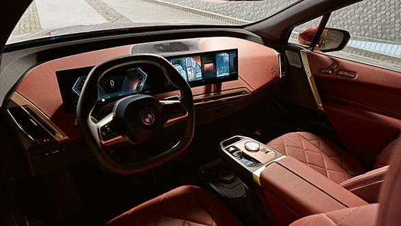 Cockpit des BMW iX