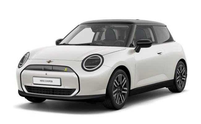 Exterieur vom vollelektrischen MINI.