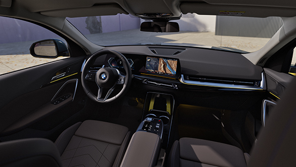 BMW X2 Interieurleiste, Curved Display