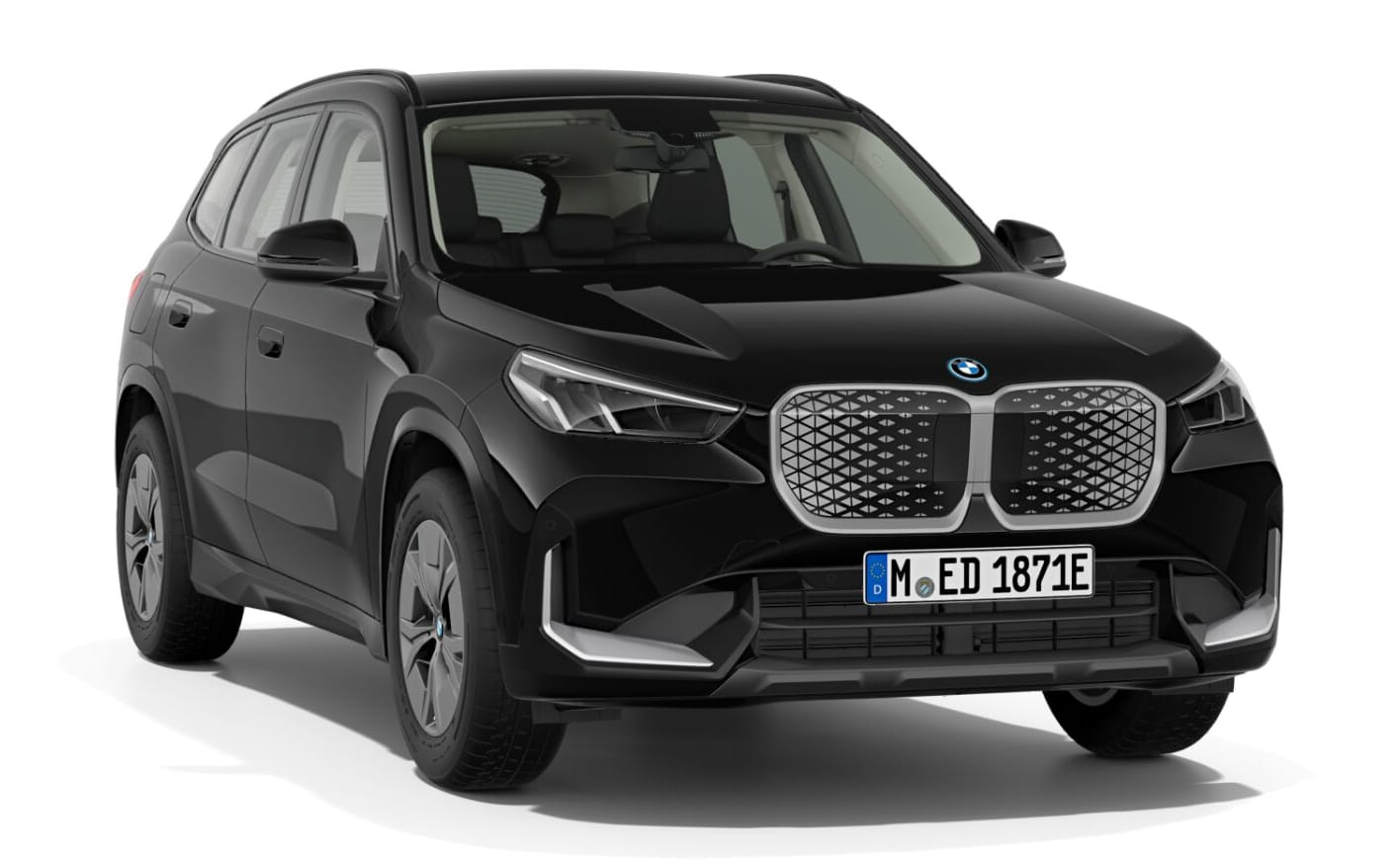 BMW iX1 eDrive20  in Schwarz uni mit 17" LMR Sternspeiche 864 Neuwagen (2025)