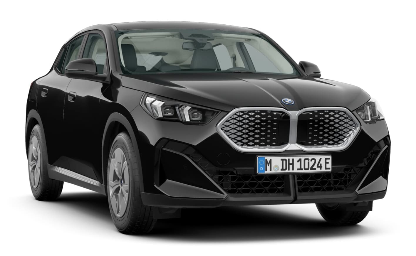 BMW iX2 eDrive20  in Schwarz uni mit 17" LMR Sternspeiche 864 Neuwagen (2025)