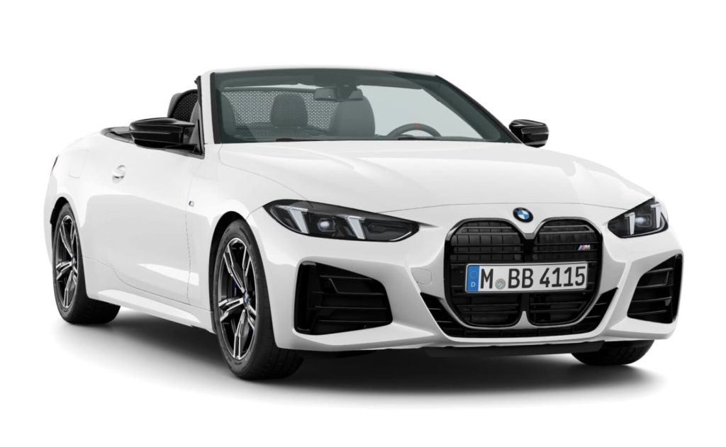BMW M440i xDrive Cabrio  in Alpinweiß uni mit 18" M LMR Doppelspeiche 848 M Bicolor / MB Neuwagen (2025)