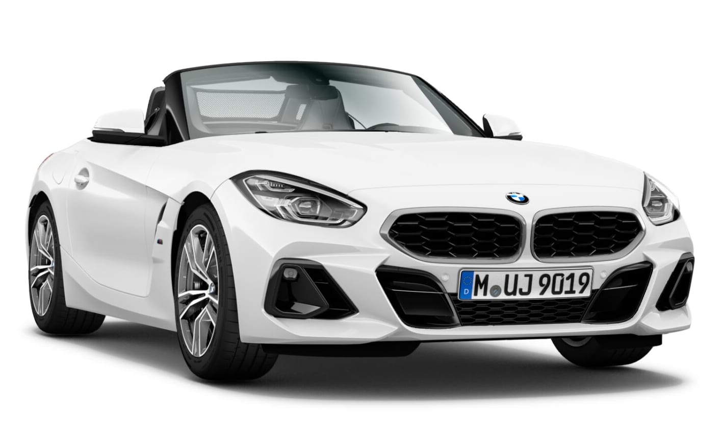 BMW Z4 sDrive20i  in Alpinweiß uni mit 18" M LMR Doppelspeiche 798 M Bicolor Ferricgrau / MB Neuwagen (2025)