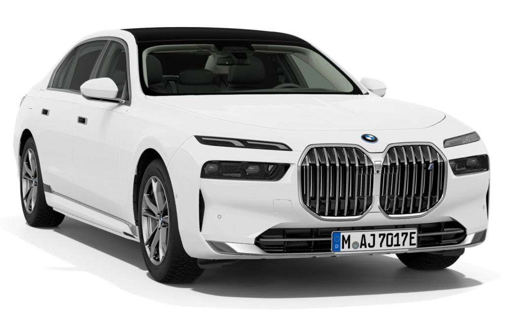 BMW i7 eDrive50 Limousine in Alpinweiß uni mit 19" LMR Doppelspeiche 903 Neuwagen (2025)
