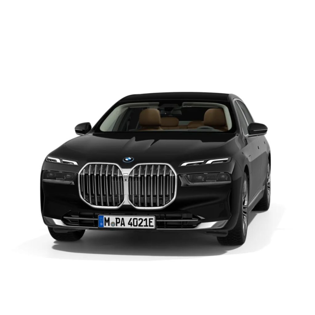BMW 7er Limousine in Schwarz als Neuwagen