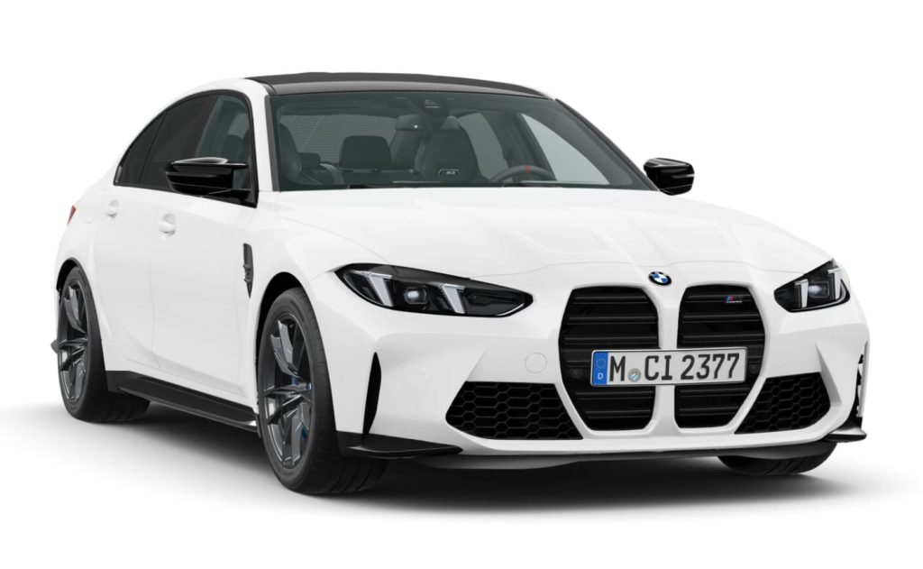 BMW M3 Competition Limousine in Alpinweiß uni mit 18"/19" M Schmiederäder Doppelspeiche 824 M Orbitgrau / MB Neuwagen (2026)