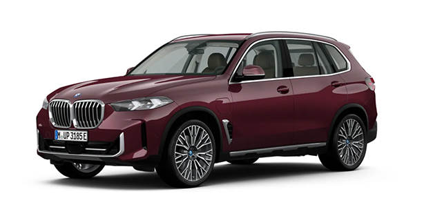 BMW X5 PHEV in Rot