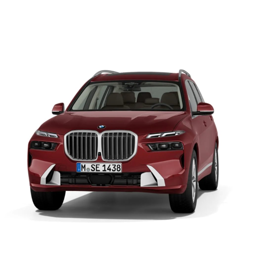 BMW X7 in Rot als Neuwagen