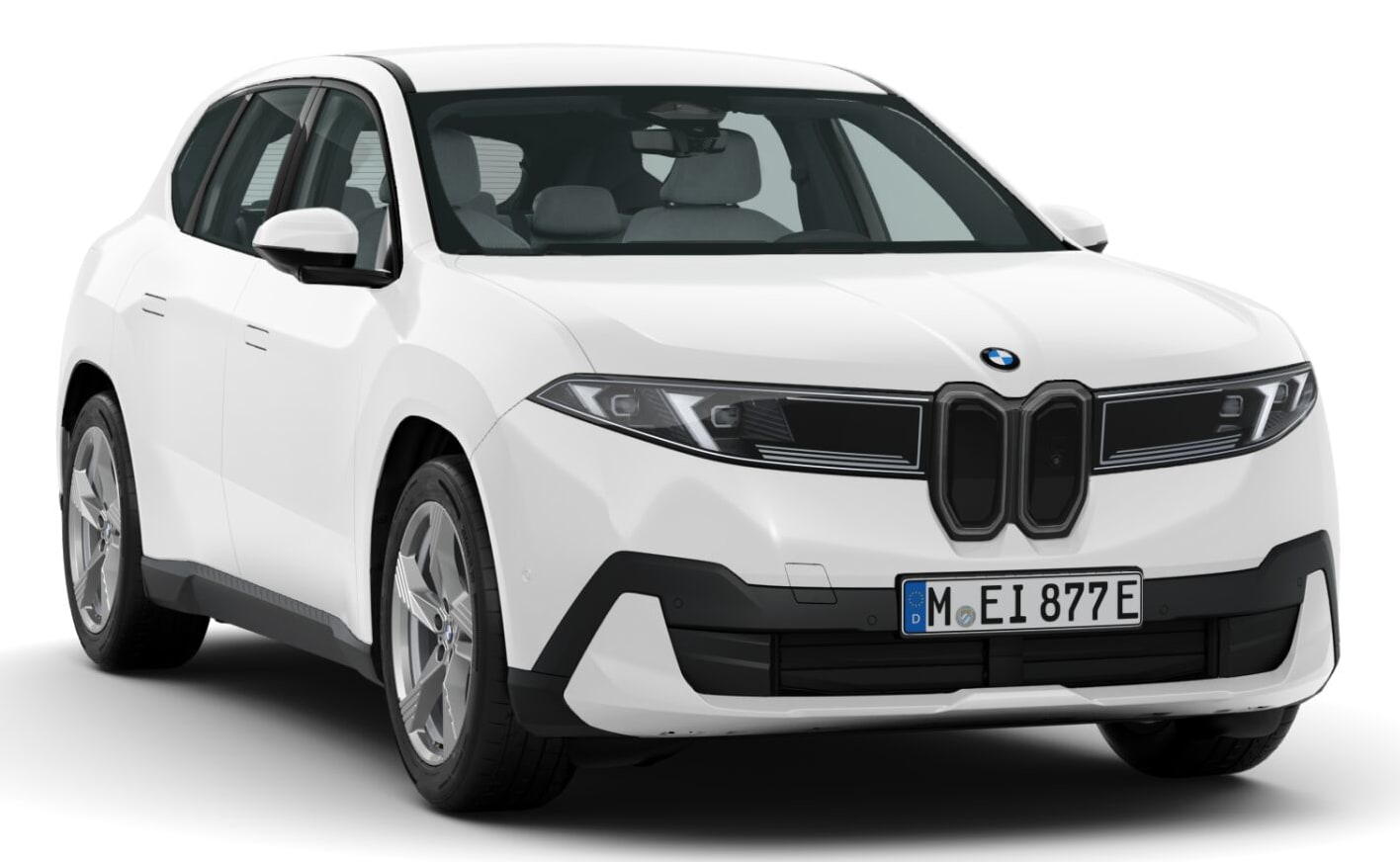 BMW iX3 50 xDrive  in Alpinweiß uni mit 20" Leichtmetallräder Sternspeiche 1045 Neuwagen (2025)