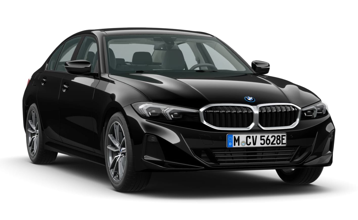 BMW 330e Limousine  in Schwarz uni mit 18" LMR V-Speiche 780 Bicolor Neuwagen (2025)