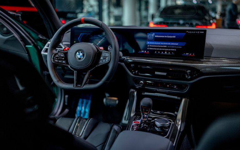BMW M3 Touring Cockpit mit Display und Mittelkonsole