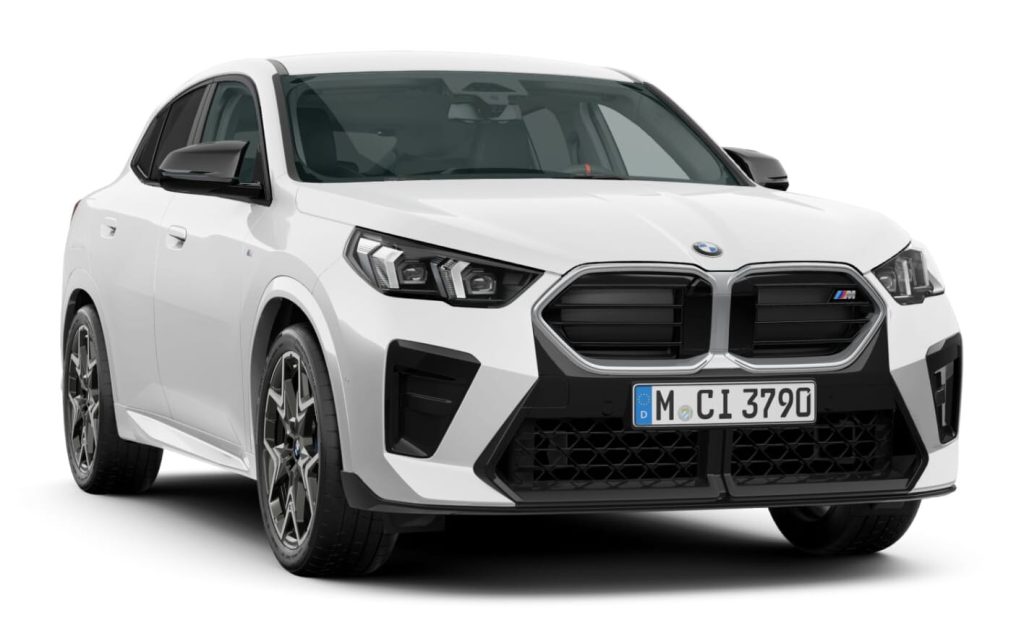 BMW X2 M35i xDrive in Alpinweiß uni mit 20" M LMR V-Speiche 873 M Bicolor Neuwagen (2026)