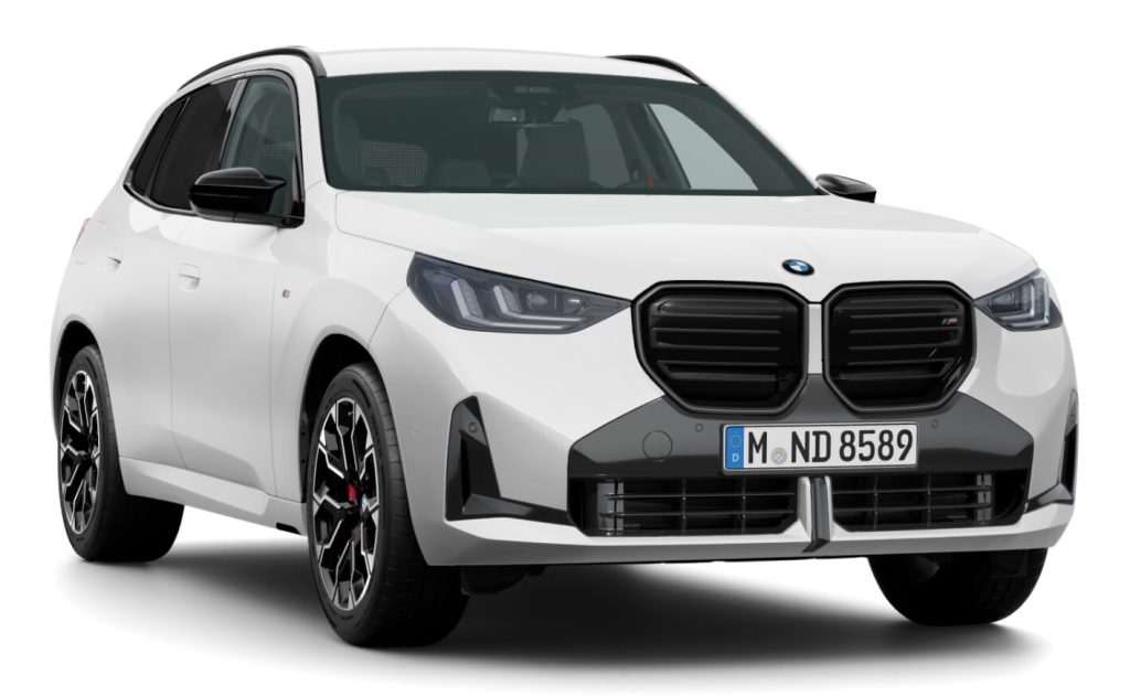 BMW X3 M50 xDrive in Alpinweiß uni mit 20" M Leichtmetallräder Doppelspeiche 1036 M Bicolor Neuwagen (2026)
